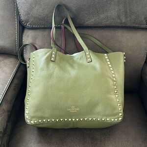 Valentino Garavani rockstud reversible purse with strap